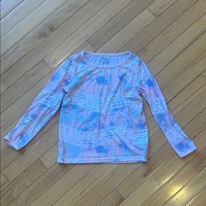 Carter's Pink and Blue Tie-Dye Long Sleeve Tee